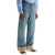 Valentino Garavani Medium Blue Denim Jeans With Decorative Green And Orange Trim MEDIUM BLUE DENIM