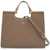 Dolce & Gabbana Beige Calfskin Tote Bag With Adjustable Shoulder Strap GREIGE