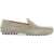 TOD'S Beige Suede Driving Moccasin For Men With Rubber Sole SAFARI CHIARO