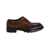 CORVARI Corvari Lace Up Ilcea Rock Bottom Shoes BROWN