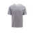 Brunello Cucinelli Cotton t-shirt with contrasting profiles Grey