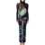 Jean Paul Gaultier Turtle neck mesh dress Pigalle Blue