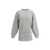 THE ATTICO Grey Crewneck Mini Dress With Logo Lettering On The Front And Tight Skirt In Cotton Stretch Woman GREY