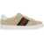 Gucci Gucci Ace Sneaker With Web Detail BEIGE