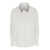 MSGM White Shirt With Detachable Collar And Rhinestone In Cotton Woman WHITE