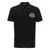 Versace Versace 'Coupe Blason' Polo Shirt Black