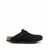 Birkenstock Birkenstock Man'S Boston Black Suede Mules Black