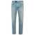 AGOLDE 'Curtise' Light Blue Five-Pocket Jeans With Distress Look In Cotton Man BLUE