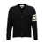 Thom Browne Thom Browne Cardigan With 4-Bar Logo Black