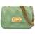 Valentino Garavani Small Quilted Green Silk Shoulder Bag With Chain FELCE