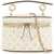 Valentino Garavani Light Ivory Leather Cylinder Bag With Chain LIGHT IVORY