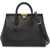 Dolce & Gabbana Black Calfskin Top Handle Bag With Classic And Structured Shoulder Strap NERO