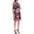 Dolce & Gabbana Black Floral Cotton Dress With Peonies PEONIE FUXIA F.NERO