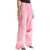 THE ATTICO High-Waisted Loose Fit Pink Palazzo Pants In Cotton PINK