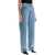 Loulou Studio Organic Denim Wide Leg High Waist Light Blue Washed Pants WASHED LIGHT BLUE