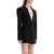 MUGLER Short Black V-Neck Jacket With Contemporary Design BLACK