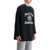 Fear Of God Essentials Black Cotton Oversized Sweater With Logo BLACK