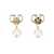 Valentino Garavani Valentino Garavani Vlogo Earrings ORO 18/CREAM