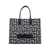 Balmain Balmain B-Army 42 Monogram Jacquard And Leather Tote Bag Multicolor