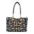 Balmain Balmain Small 1945 Soft Monogrammed Jacquard Tote Bag Multicolor