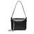 COURRÈGES Courrèges Cloud Chained Leather Bag Black