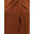 PETAR PETROV NECK TIE SILK DRESS REDISH BROWN