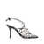 GIA BORGHINI Gia Borghini Woven Sandal Shoes D0027 BLACK IVORY