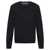 Palm Angels Palm Angels Curved Logo Sweater DARK GREY OFF WHITE