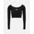 Diesel Black Sweater With D-Logo Cut-Out In Ribbed Fabric Woman Black