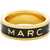 Marc Jacobs Enameled Ring BLACK