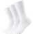 SKECHERS 3pk Men's Basic Socks White