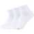 SKECHERS 3PPK Basic Quarter Socks White