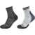 SKECHERS 2PPK Men Trail Wool Quarter Socks Grey