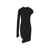 Balenciaga Balenciaga Spiral Mini Dress Black