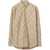 Burberry Burberry Check Motif Cotton Shirt Beige