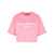 Balmain Balmain Logo Crop T-Shirt PINK