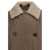 Brunello Cucinelli Brunello Cucinelli Down Coat With Shearling Neck GREY