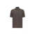 Brunello Cucinelli Brunello Cucinelli T-Shirt And Polo Shirt COFFEE+OFF WHITE