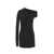 Saint Laurent Saint Laurent One Sleeve Dress Black