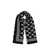 Alexander McQueen Alexander McQueen "Skull Biker" Scarf Black