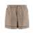 Gucci Gucci Shorts In Seta Con Stampa Gg Beige