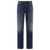 Alexander McQueen Alexander McQueen Blue Cotton Denim Jeans BLUE