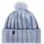 Woolrich Woolrich Knitted Wool Beanie With Pom-Pom BLUE