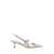 Jimmy Choo Jimmy Choo "Didi 45" Slingbacks SILVER