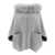 GIOVI Giovi Wool And Cashmere Poncho GREY