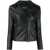 Emporio Armani Emporio Armani Leather Zipped Jacket Black