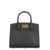 Salvatore Ferragamo Salvatore Ferragamo Studio Box Leather Mini Handbag Black