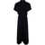 PLAIN Black High Neck Dress In Cady For Women Black