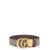 Gucci Gucci Leather And Gg Supreme Fabric Reversible Belt Beige