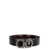 Salvatore Ferragamo Salvatore Ferragamo Gancini Reversible Leather Belt Black